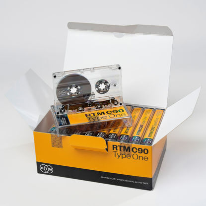 Picture of RTM C90 | Type 1 90 Minute Blank Music Cassettes | Ideal for Audio Recording | Studio Quality | Pack of 10 Cassettes