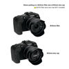 Picture of Lens Hood for Canon RF 16mm F2.8 STM Lens on EOS R6 R5 RP R Camera, Reversible Lens Shade Replace Canon EW-65C Lens Hood, Compatible with 43mm Filters and 43mm Lens Cap