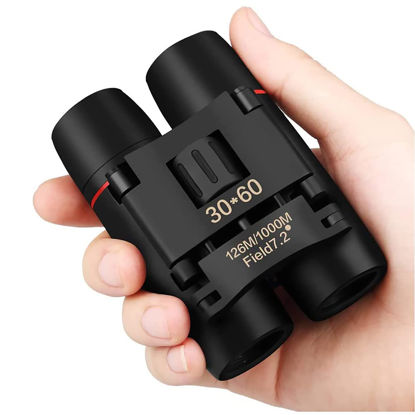 Picture of ZIYOUHU 30x60 Binoculars Small Compact Light Binoculars, Suitable for Adults and Children Bird Watching Travel Sightseeing, Waterproof Lightweight Small Binoculars, with Clear Low-Light Vision
