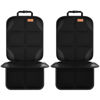Picture of Car Seat Protector, Smart eLf 2Pack , Protect Child Seats with Thickest Padding and Non-Slip Backing Mesh Pockets for Baby and Pet