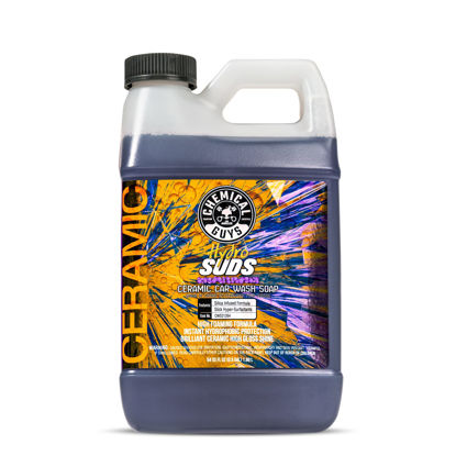 Picture of Chemical Guys CWS21264 HydroSuds Ceramic SiO2 Shine High Foaming Car Wash Soap (Works with Foam Cannons, Foam Guns or Bucket Washes) For Cars, Trucks, Motorcycles, RVs & More, 64 fl oz, Berry Scent