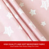 Picture of Bedside Sleeper Bassinet Sheets 2 Pack Compatible with Mika Micky & MiClassic & Milliard Bassinet, Fit Most Bedside Sleeper Bassinet Mattress, Pink&White