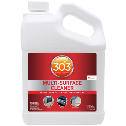 Picture of 303 Multi-Surface Cleaner - Safely Cleans All Water Safe Surfaces, Including All Types of Fabric and Vinyl, Rinses Residue Free, Manufacturer Recommended, 1 Gallon (30570)
