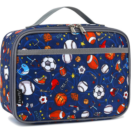 GetUSCart- FlowFly Kids Lunch box Insulated Soft Bag Mini Cooler Back