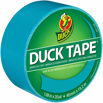 Picture of Duck 1265020 1.88" x 20 yd Tranquil Teal Tape, Single Roll, Multicolor