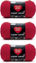 Picture of Red Heart Super Saver Yarn, 3 Pack, Hot Red 3 Count
