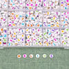 Picture of Melius Acrylic Colored Letter Beads, 1450 Pcs 4x7mm Round Alphabet Beads in 28 Grid Box for Jewelry Making, DIY Bracelets, Necklaces, Key Chains, Bracelets (4x7mm, Colorful)