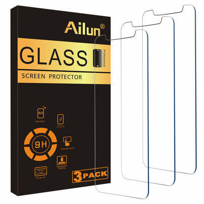 Picture of Ailun Screen Protector for iPhone 11 Pro Max/iPhone Xs Max 3 Pack 6.5 Inch 2019/2018 Release Case Friendly Tempered Glass