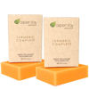 Picture of Turmeric Soap Bar (2 Pack) for Body & Face, Made with Natural and Organic Ingredients. Gentle Soap - For All Skin Types - Made in USA 4.5oz Per Bar