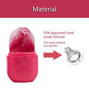 Picture of IMEASY Ice Roller for Face and Eye, Upgrated Ice Face Roller,Facial Beauty Ice Roller Skin Care Tools, Ice Facial Cube, Gua Sha Face Massage, Silicone Ice Mold for Face Beauty (Pink)