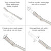 Picture of Tweezerman Facial Razor Replacement Blades, 4 Count (Pack of 1)