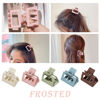 Picture of Medium Claw Hair Clips for Women Girls, 2" Matte Rectangle Small Hair Claw Clips for Thin/Medium Thick Hair, Hair Jaw Clips Nonslip Clips (8pcs Neutral Color)