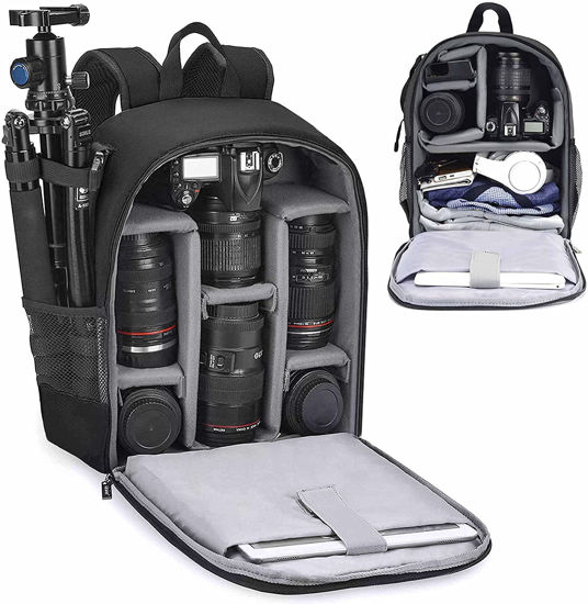 GetUSCart- Cwatcun Camera Backpack Bag Professional for SLR DSLR ...