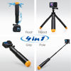 Picture of SOONSUN 4-in-1 Floating Selfie Stick for GoPro Hero 11, 10, 9, 8, 7, 6, 5, 4, 3 Session, Fusion, DJI OSMO, Insta360 - Use as Floating Tripod, Waterproof Extension Monopod Pole, Hand Grip, Tripod Stand