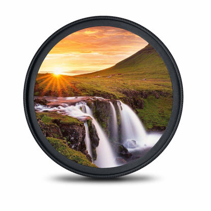 Picture of waka 67mm MC UV Filter - Ultra Slim 16 Layers Multi Coated Ultraviolet Protection Lens Filter for Canon Nikon Sony DSLR Camera Lens