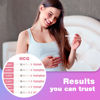 Picture of Easy@Home 100 Ovulation (LH) and 20 Pregnancy (HCG) Test Strips Kit, FSA Eligible, Powered by Premom Ovulation Predictor iOS and Android APP, 100 LH + 20 HCG