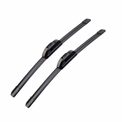 Picture of ZIXMMO QUALITY 20in + 18in Premium All-Season Windshield Wiper Blades for Original Equipment Replacement(Set of 2)