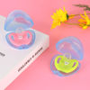 Picture of Accmor Pacifier Case, Pacifier Holder Case, Pacifier Container for Travel, BPA Free,Transparent Blue, 2 Pack