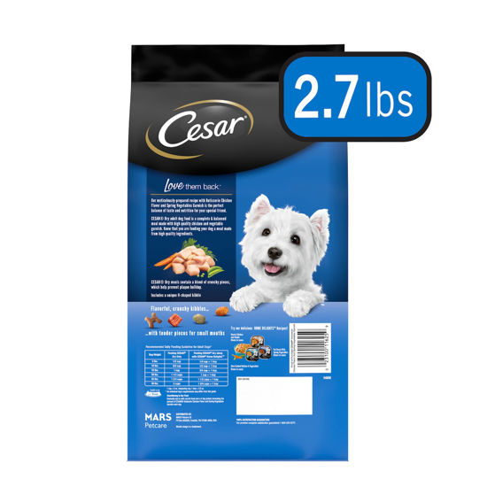 GetUSCart- CESAR Small Breed Dry Dog Food Rotisserie Chicken Flavor ...