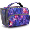 Picture of FlowFly Kids Lunch box Insulated Soft Bag Mini Cooler Back to School Thermal Meal Tote Kit for Girls, Boys, Galaxy