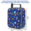 Picture of FlowFly Kids Lunch box Insulated Soft Bag Mini Cooler Back to School Thermal Meal Tote Kit for Girls, Boys, Astronaut