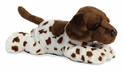 Picture of Aurora® Adorable Flopsie™ Gio German Shorthair™ Stuffed Animal - Playful Ease - Timeless Companions - Brown 12 Inches