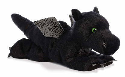 Picture of Aurora® Adorable Flopsie™ Midnight Dragon™ Stuffed Animal - Playful Ease - Timeless Companions - Black 12 Inches