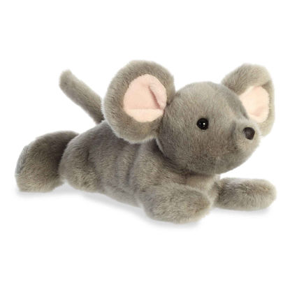 Picture of Aurora® Adorable Mini Flopsie™ Missy Mouse™ Stuffed Animal - Playful Ease - Timeless Companions - Gray 8 Inches