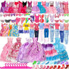 Picture of 50 Pcs Doll Clothes and Accessories, 5 Wedding Gowns 5 Fashion Dresses 4 Slip Dresses 3 Tops 3 Pants 3 Bikini Swimsuits 20 Shoes for 11.5 inch Doll Christmas Stocking Stuffers Girls Gift Age 5-7 8-10