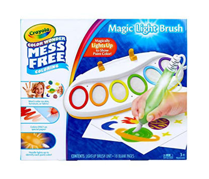 Picture of Crayola Color Wonder Magic Light Brush, Mess Free Painting, Gift for Kids, 3, 4, 5, 6