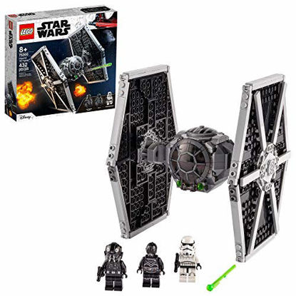 Picture of Lego Star Wars Imperial TIE Fighter 75300 Building Toy with Stormtrooper and Pilot Minifigures from The Skywalker Saga