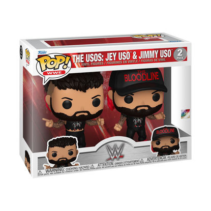 Picture of Funko Pop! WWE: 60th Anniversary - The Usos: Jey USO & Jimmy USO, 2-Pack