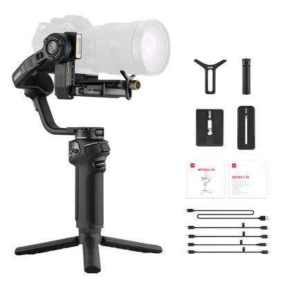 Picture of Zhiyun Weebill 3S Gimbal Stabilizer for DSLR and Mirrorless Camera, Professional Video Stabilizer for Sony Canon Nikon Panasonic Fujifilm Built-in LED Fill Light Support PD Fast Charge