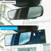 Picture of JoyTutus Rear View Mirror, Universal 11.81 Inch 2 Pack Panoramic Convex Rearview Mirror, Interior Clip-on Wide Angle Rear View Mirror to Reduce Blind Spot Effectively for Car SUV Trucks -Blue