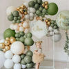 Picture of PartyWoo Retro Green Balloons, 50 pcs 12 Inch Sage Green Balloons, Green Balloons for Balloon Garland Arch as Party Decorations, Birthday Decorations, Wedding Decorations, Baby Shower Decorations