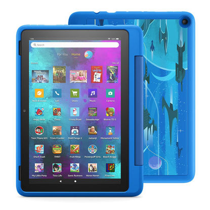 Picture of Amazon Fire HD 10 Kids Pro tablet, 10.1", 1080p Full HD, ages 6-12, 32 GB, (2021 release), named"Best Tablet for Big Kids" by Good Housekeeping, Intergalactic