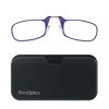 Picture of ThinOptics unisex-adult Reading Glasses + Black Universal Pod Case | Purple Frames, 1.50 Strength Readers Purple Frames / Black Case, 44 mm