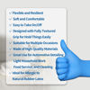 Picture of Daddy's Choice Nitrile Gloves L 1000 Disposable Blue, Size Large 1000 pcs/carton, No Latex No Powder,Safe Working, House Cleaning gloves