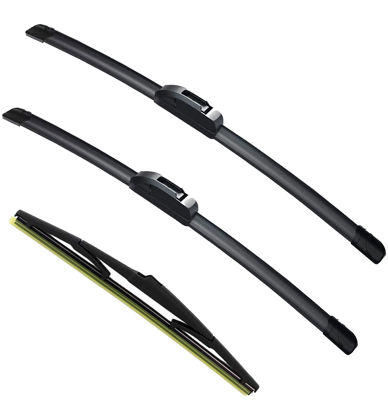 Picture of 3 wiper Factory Replacement for 2011-2021 Dodge Durango 2011-2013 Jeep Grand Cherokee Original Equipment Windshield Wiper Blades 22"+21"+12" (Set of 3) Fit J Hook Adapter