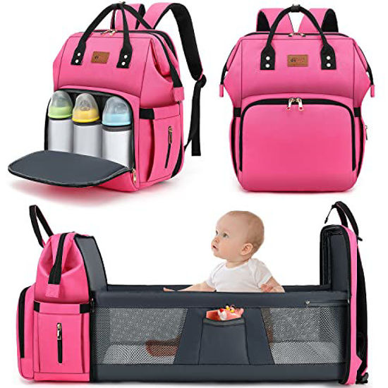 Diaper Bag Backpack, BabbleRoo Baby Nappy Changing Bags Multi function –  Pete's Baby Essentials