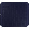 Picture of MicoYang Silicone Dish Drying Mat for Multiple Usage,Easy clean,Eco-friendly,Heat-resistant Silicone Mat for Kitchen Counter or Sink,Refrigerator or Drawer Liner Navy Blue XXL 24 inches x 18 inches