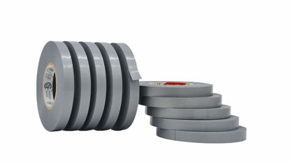 Picture of WOD ETC766 Professional Grade General Purpose Gray Electrical Tape UL/CSA Listed core. Vinyl Rubber Adhesive Electrical Tape: 3/8 inch X 66 ft - Use at No More Than 600V & 176F (Pack of 10)