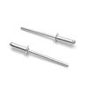 Picture of ISPINNER 100pcs 1/8" x 1/2" Aluminum Blind Rivets, 3.2 x 12.7mm Pop Rivets, Pack of 100 (Silver)