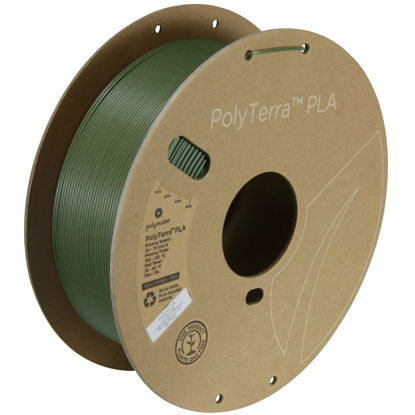 Picture of Polymaker Dual Color Matte PLA Filament 1.75mm Dark Green-Brown (Camouflage), Coextrusion 3D Printer Filament 1kg - Experience a Unique Dichromatic Matte Finish with PolyTerra PLA 1.75mm (+/- 0.03mm)
