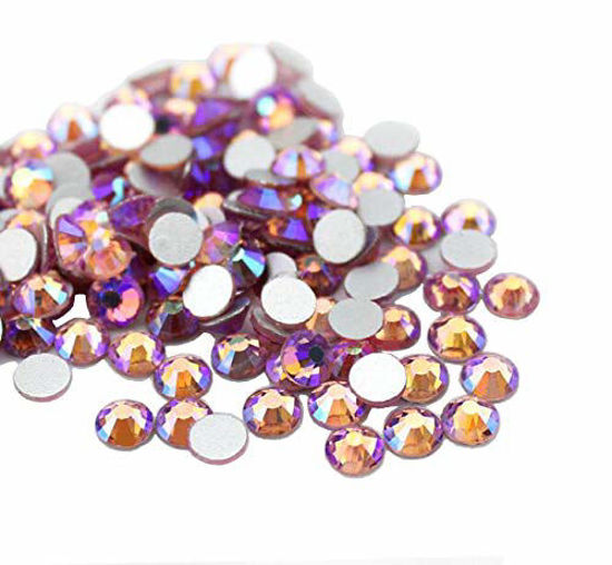Jollin Glue Fix Flatback Rhinestones Glass Diamantes Gems for Nail