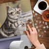 Picture of 1000 Piece Jigsaw Puzzle - Crappy Cat Meow Time, Cat Pooping Puzzle