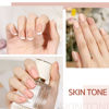 Picture of GAOY Nude Pink Gel Nail Polish Set, 6 Neutral Skin Tone U V Colors for Nail Art Home DIY Gel Nail Manicure Kit