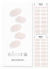 Picture of ohora Semi Cured Gel Nail Strips (N Cream Light) - Works with Any Nail Lamps, Salon-Quality, Long Lasting, Easy to Apply & Remove - Includes 2 Prep Pads, Nail File & Wooden Stick - White