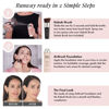 Picture of Jerome Alexander MagicMinerals AirBrush Foundation, Spray Makeup with Kabuki Brush, Skincare Active Ingredients, Ultra-Light, Buildable, Full Coverage Formula, 2 Piece Set (Light Medium)