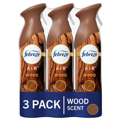 Picture of Febreze Air Effects Wood Scent Air Freshener, 8.8 oz. Can, Pack of 3